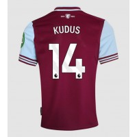 Stroje piłkarskie West Ham United Mohammed Kudus #14 Koszulka Podstawowej 2024-25 Krótki Rękaw